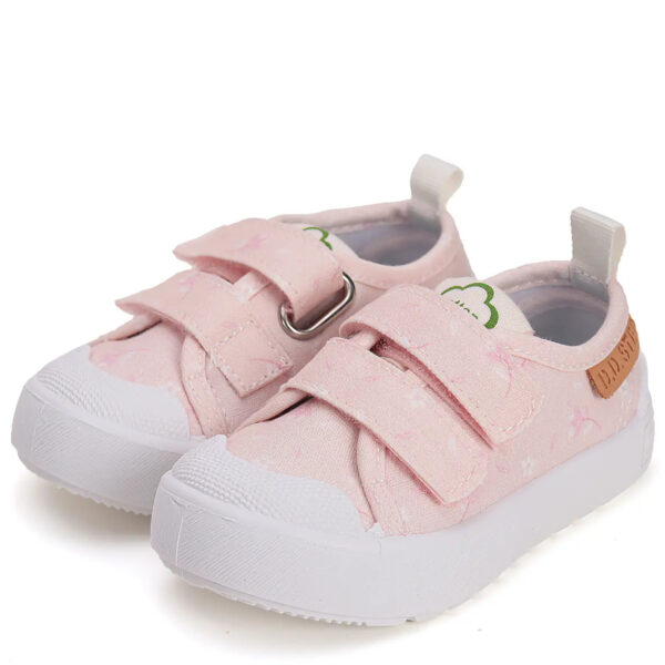 DD Step przewiewne trampeczki Barefoot dla dziewczynki Baby Pink